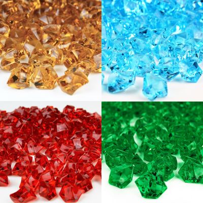 Details about   100x Clear Fake Crushed Ice Rocks Cubes Vase Fillers Wedding Party Acrylic New 