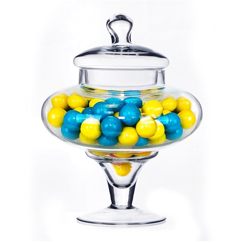 Glass Apothecary Storage Jar Candy Buffet Container