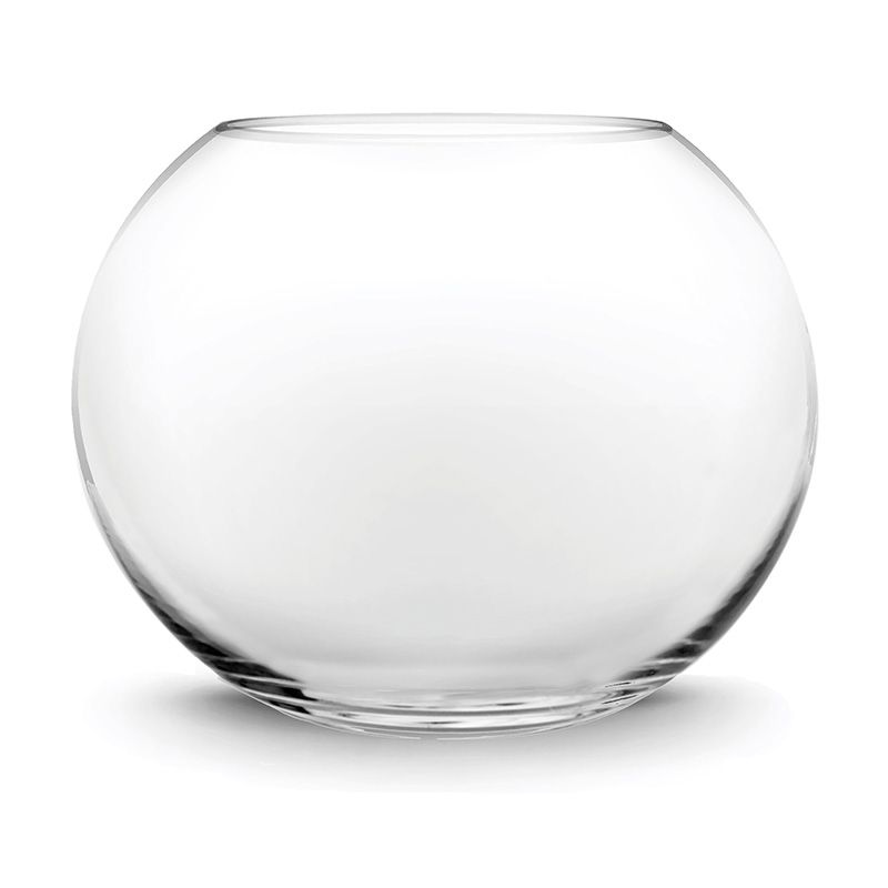 Clear Glass Bubble Bowl (H:15 W:18) (Approx. 14.5 Gal) - Free Shipping