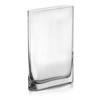 Slender Rounded Rectangular Glass Vases | Glass Vases Depot