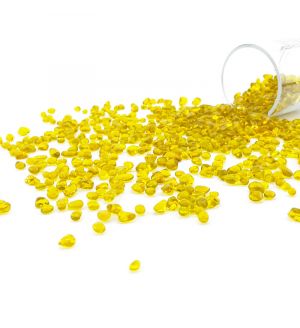 Yellow Irregular Glass Aquarium Gemstones and Vase Fillers