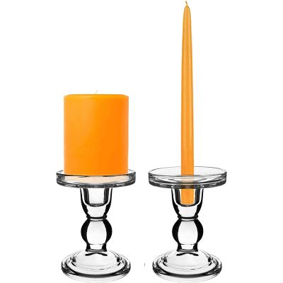 glass candle holder chimney tubes