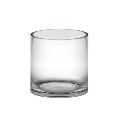 5" Decorative Glass Cylinder Candle Holder Vases