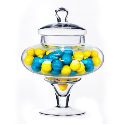 Decostar™ Tall Apothecary Glass Jar w/ lid 17¾  - 12 Pieces