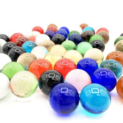 Glass Round Marbles Vase Fillers, Multiple Colors & Packing
