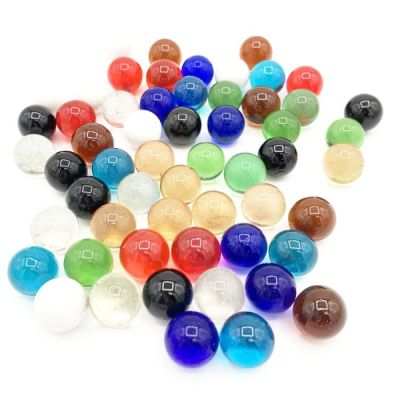 Glass Round Marbles Vase Fillers, Multiple Colors & Packing