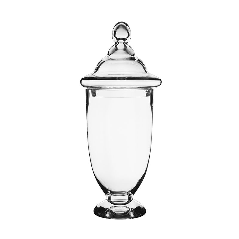 Glass Apothecary Storage Jar Candy Buffet Container Glass Vases