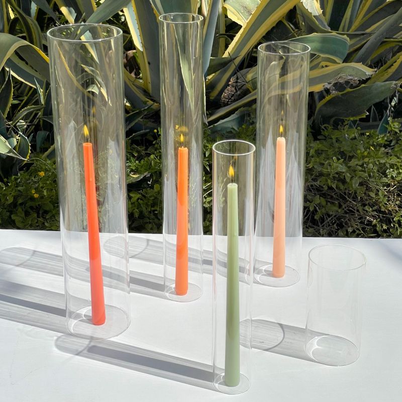 Open Ended Hurricane Candle Shade Chimney Tube Glass Vases Depot